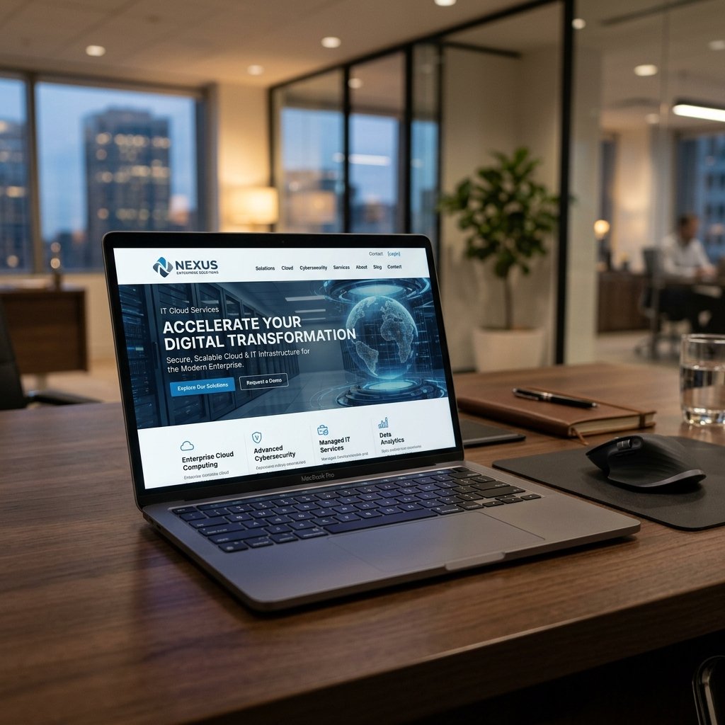 Web Company Profile Enterprise Tech